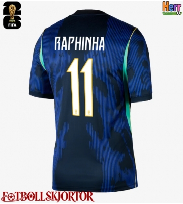 Brasilien Raphinha Belloli #11 Bortatröja VM 2026 Kortärmad